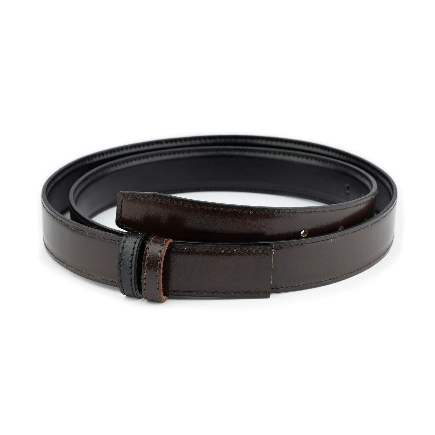 Mens Reversible Black Brown Belt Strap For Montblanc Buckles 30 mm Size 32