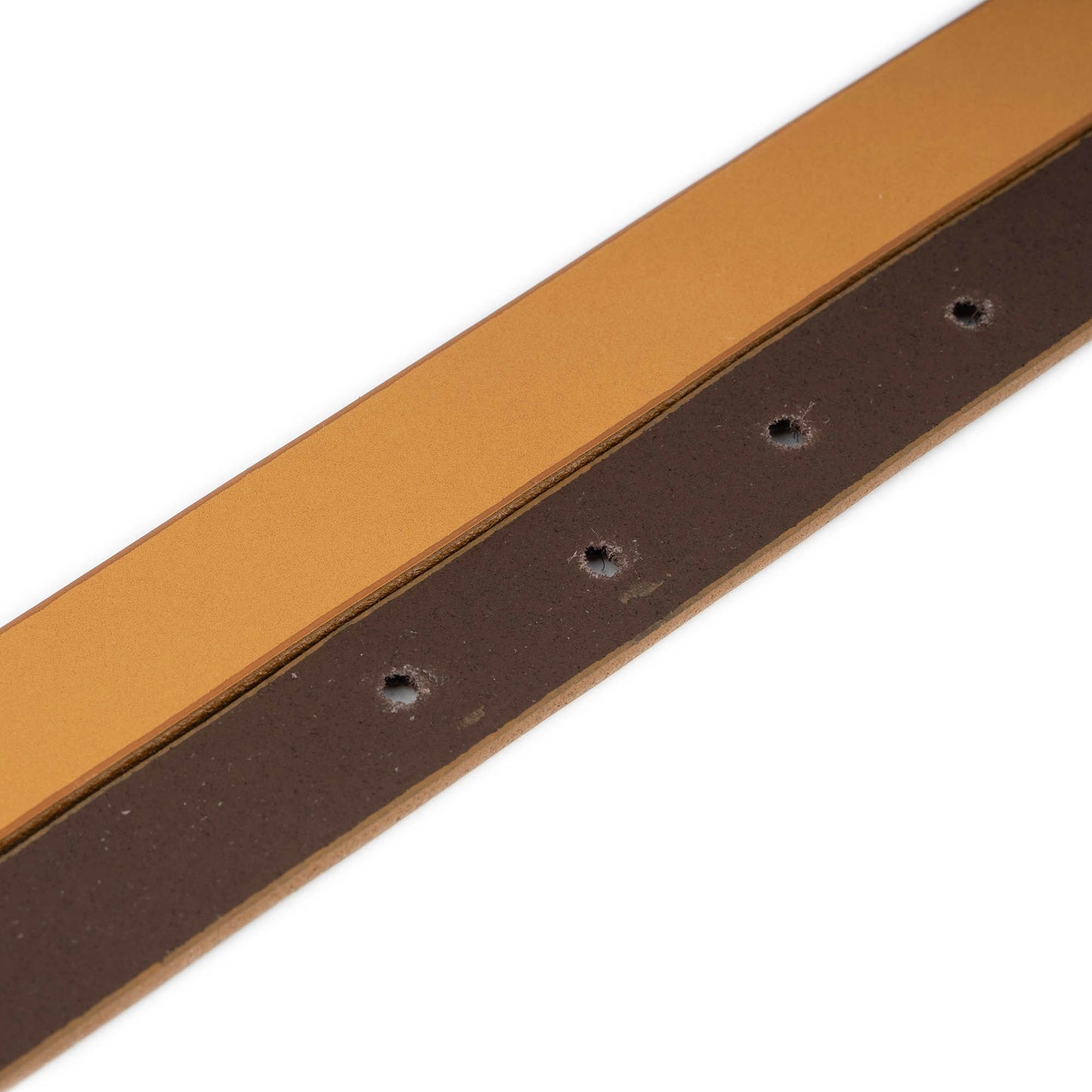 Mustard Brown Belt Strap For Versace Buckles Womens 1.5 cm Replacement Leather