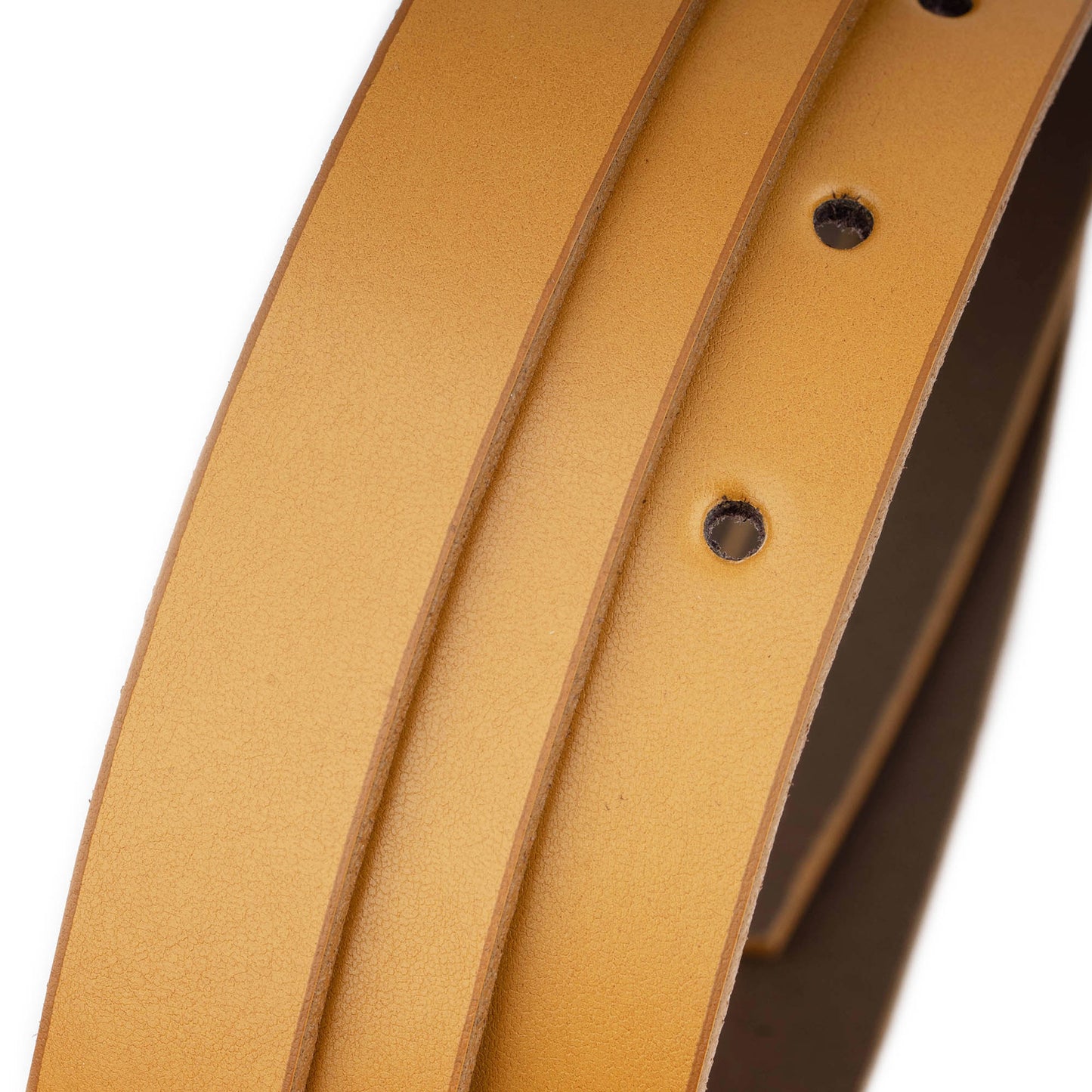 Mustard Brown Belt Strap For Versace Buckles Womens 1.5 cm Replacement Leather