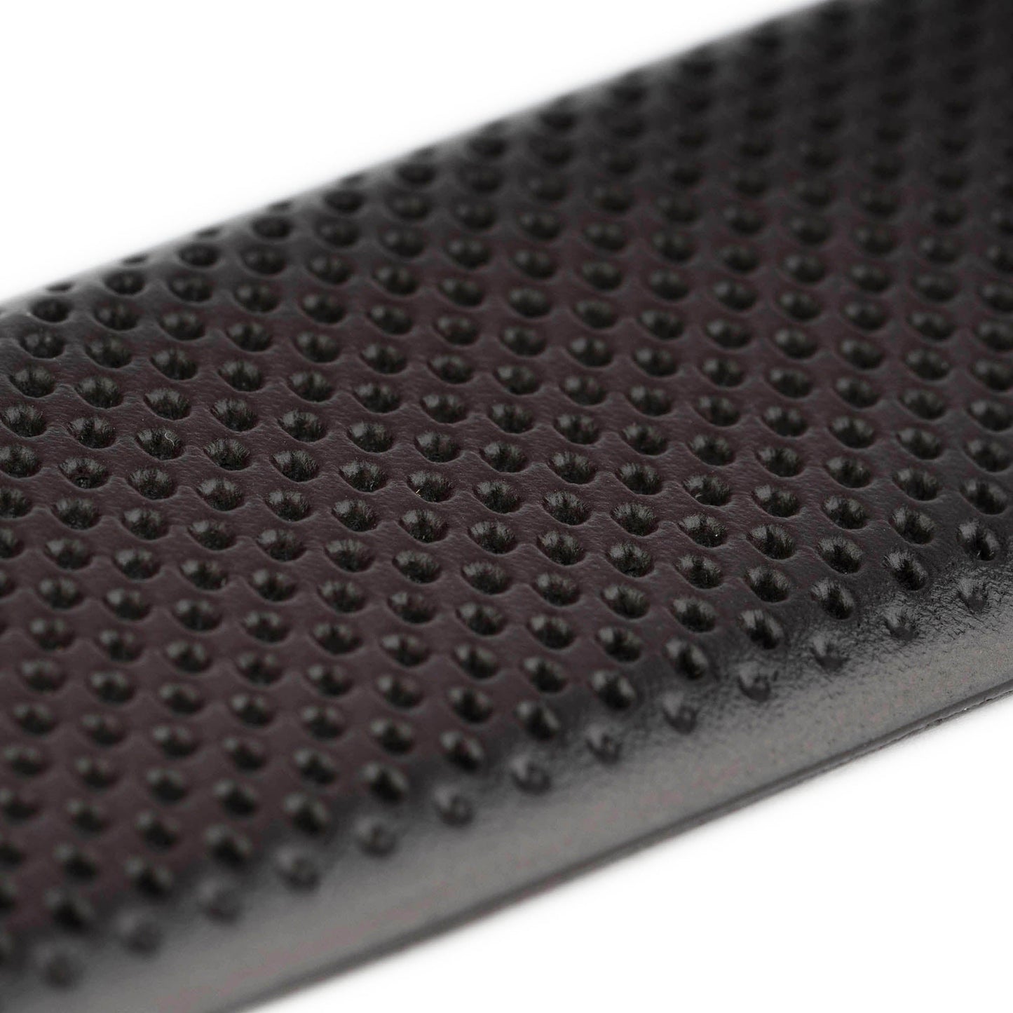 Perforated Mens 3.5 cm Brown Leather Belt Strap For Montblanc Buckles Replacement Top Quality