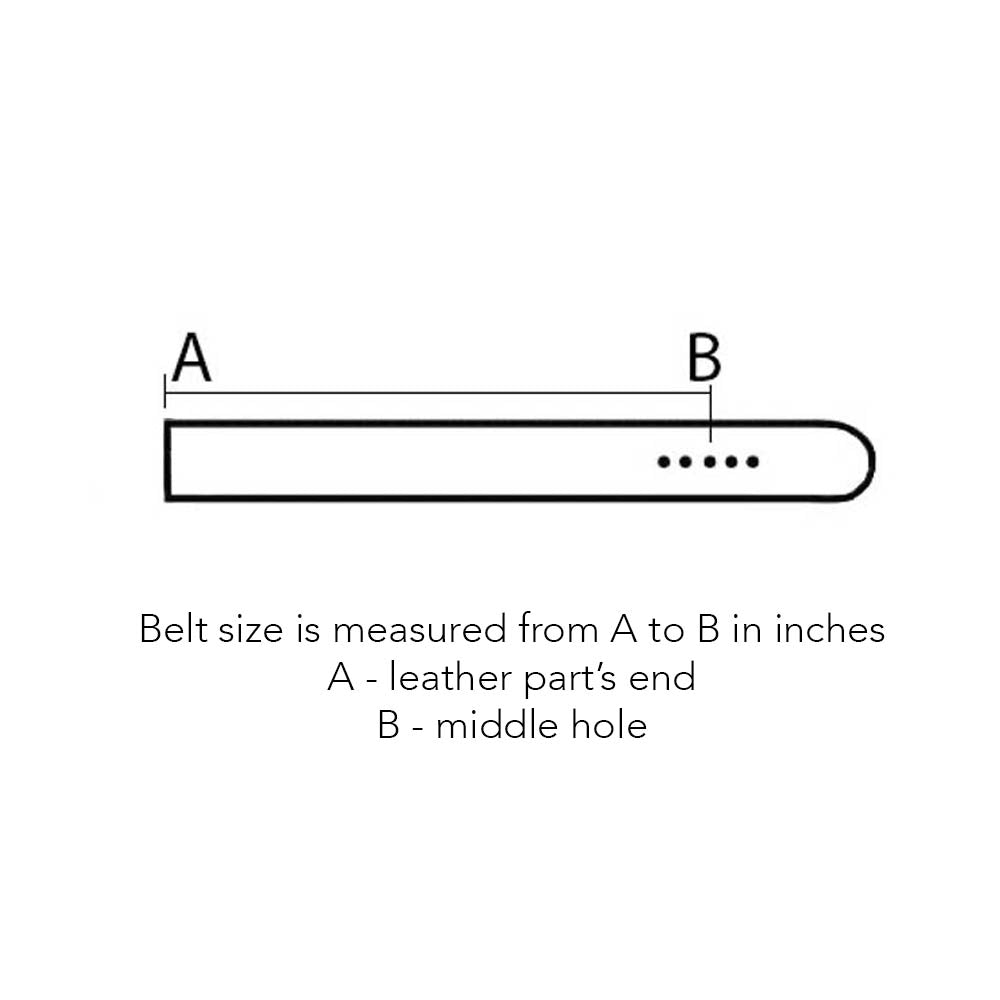 2.5 cm Green Leather Belt Strap For Dunhill Buckles Replacement