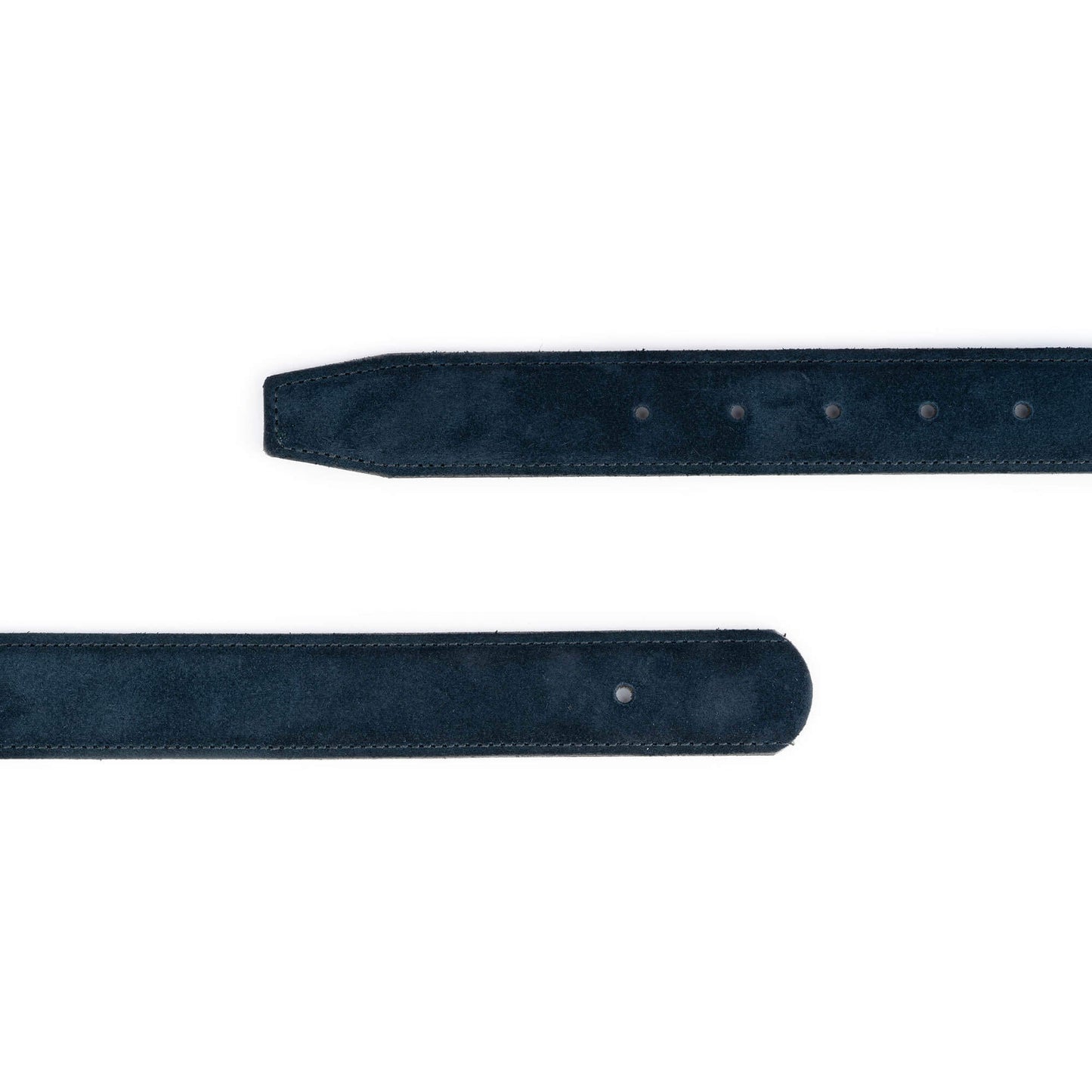 Dark Blue Patent Leather Belt Strap for Cartier Buckle Replacement With Hole